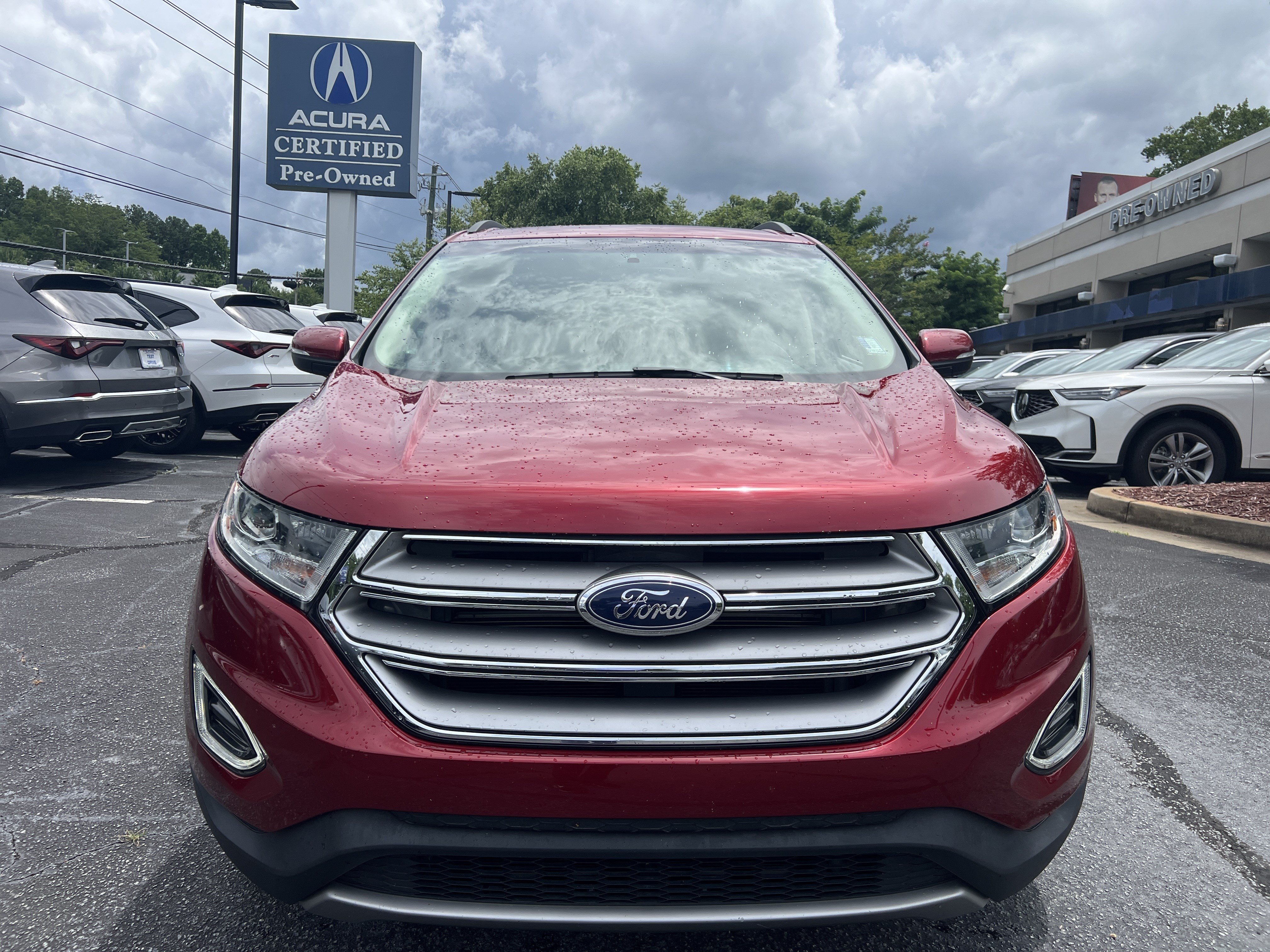Used 2017 Ruby Red Metallic Tinted Clearcoat Ford SEL image 8