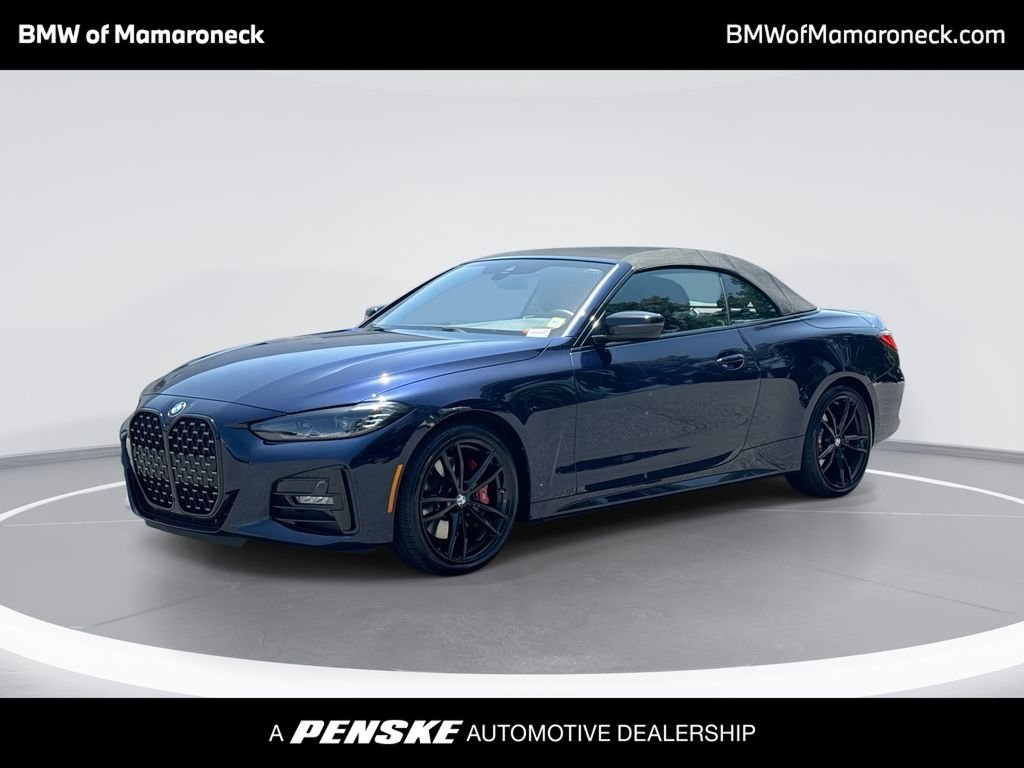 Certified Used 2023 Blue BMW 430i xDrive image 1
