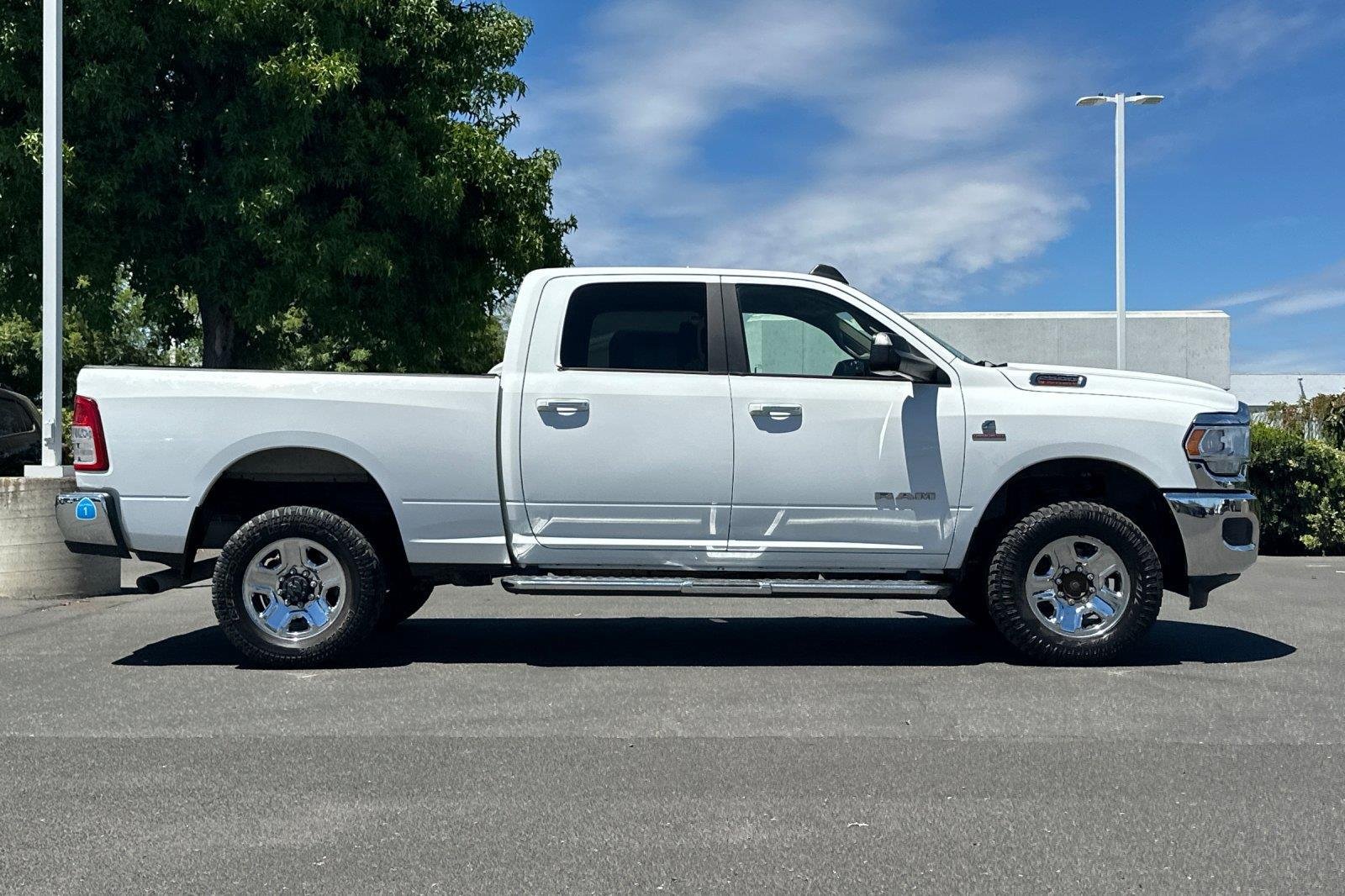 Used 2019 Bright White Clearcoat Ram Big Horn image 3