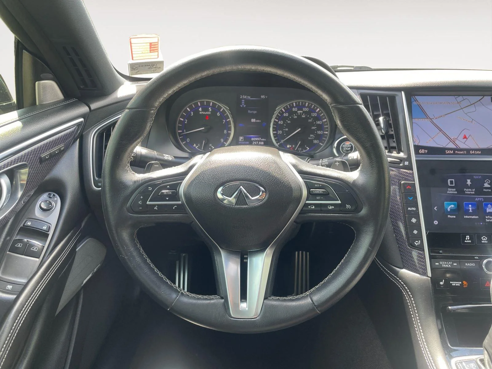 Used 2018 Black Obsidian INFINITI SPORT image 12