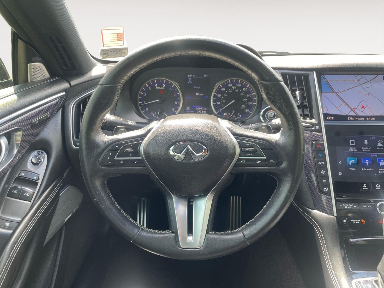 Used 2018 Black Obsidian INFINITI SPORT image 12