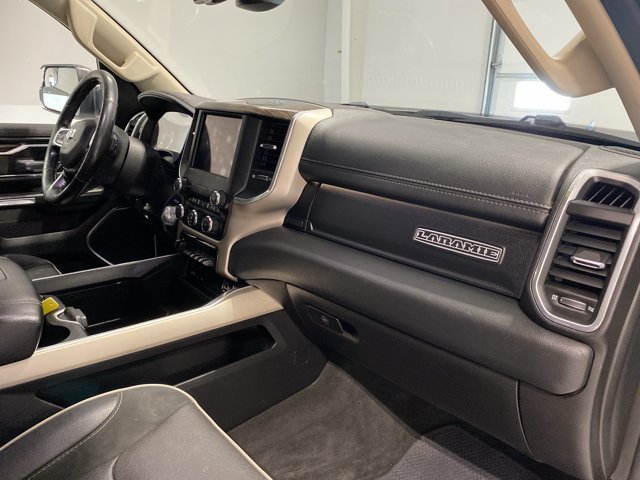 Used 2019 Ivory White Tri-Coat Pearlcoat Ram Laramie image 28