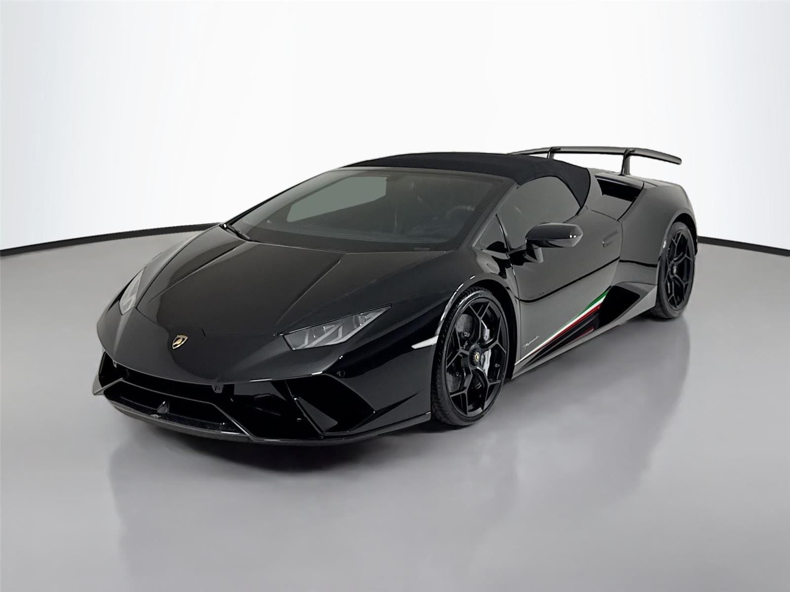 Used 2018 Nero Noctis Lamborghini Performante Spyder | Carbon Buckets | Branding Pkg image 54