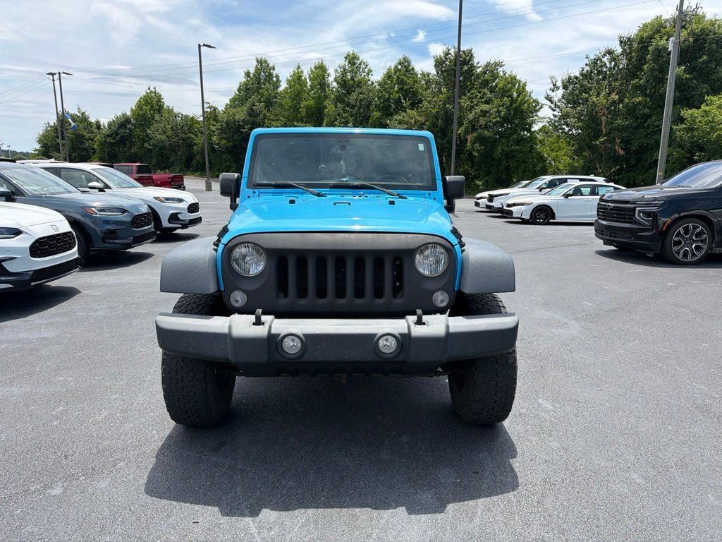 Used 2017 Blue Jeep Unlimited Sport image 2