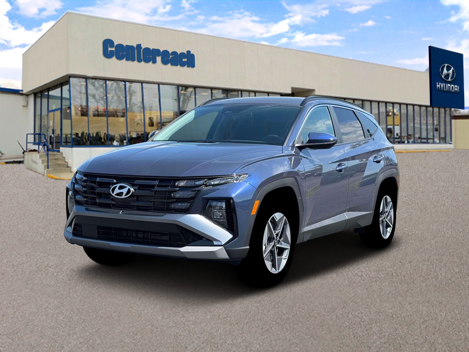 New 2026 Atlantis Blue Hyundai SEL Plus AWD image 1