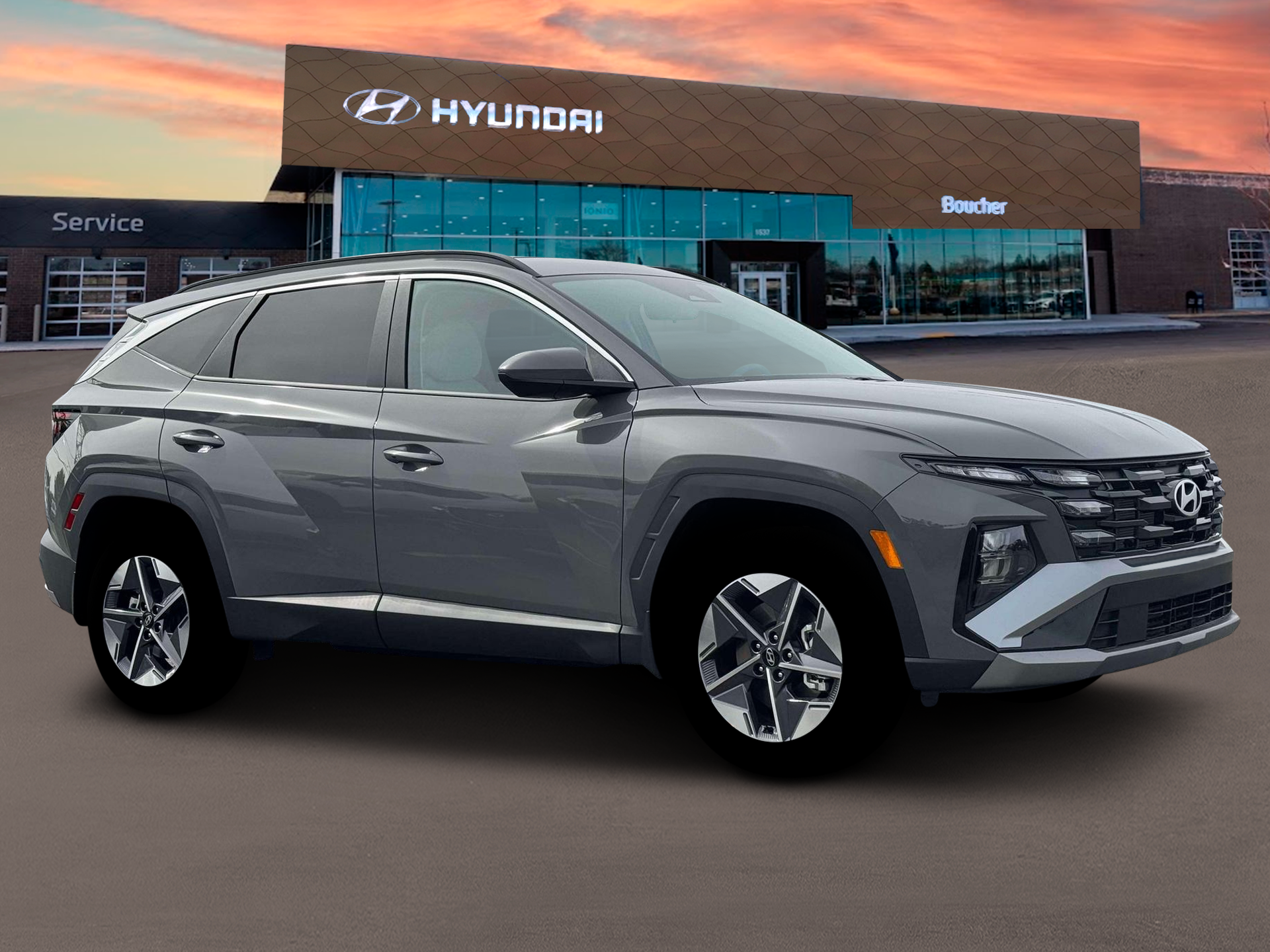 New 2026 Hampton Gray Hyundai SEL AWD image 10