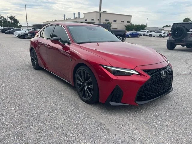 Used 2021 Infra-Red Lexus IS 350 F SPORT image 1