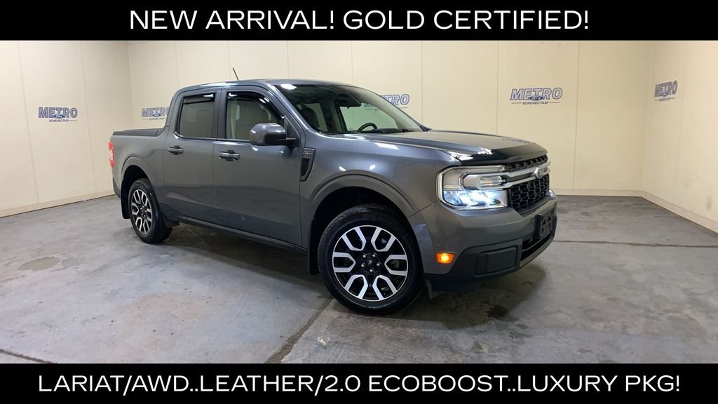 Certified Used 2022 Gray Metallic Ford Lariat image 1