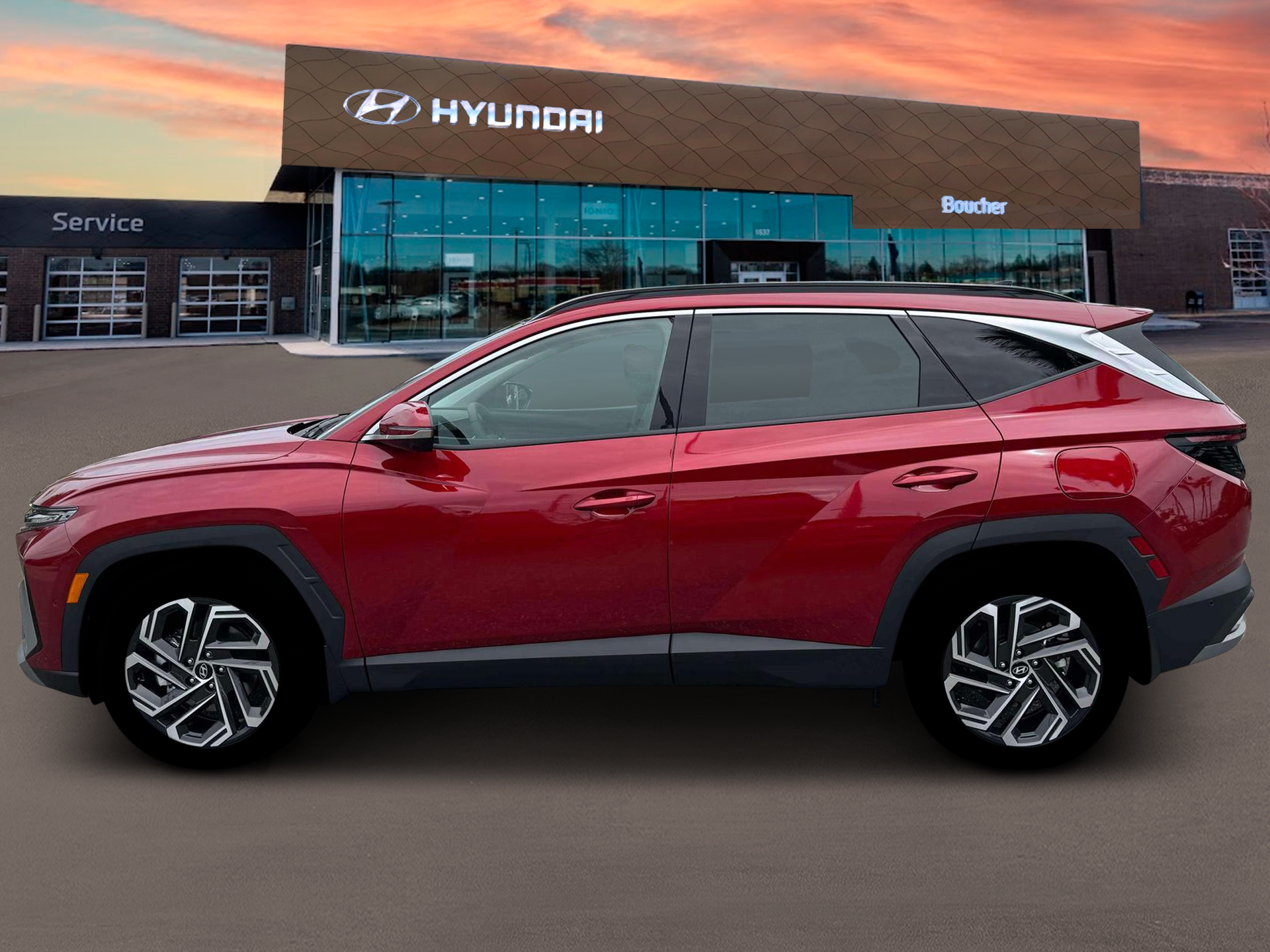 New 2026 Ultimate Red Hyundai Limited AWD image 3