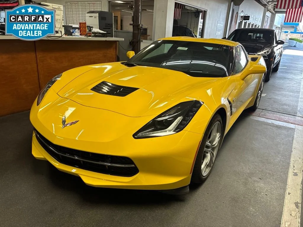 Used 2017 CORVETTE RACING YELLOW TINTCOAT Chevrolet 2LT image 4