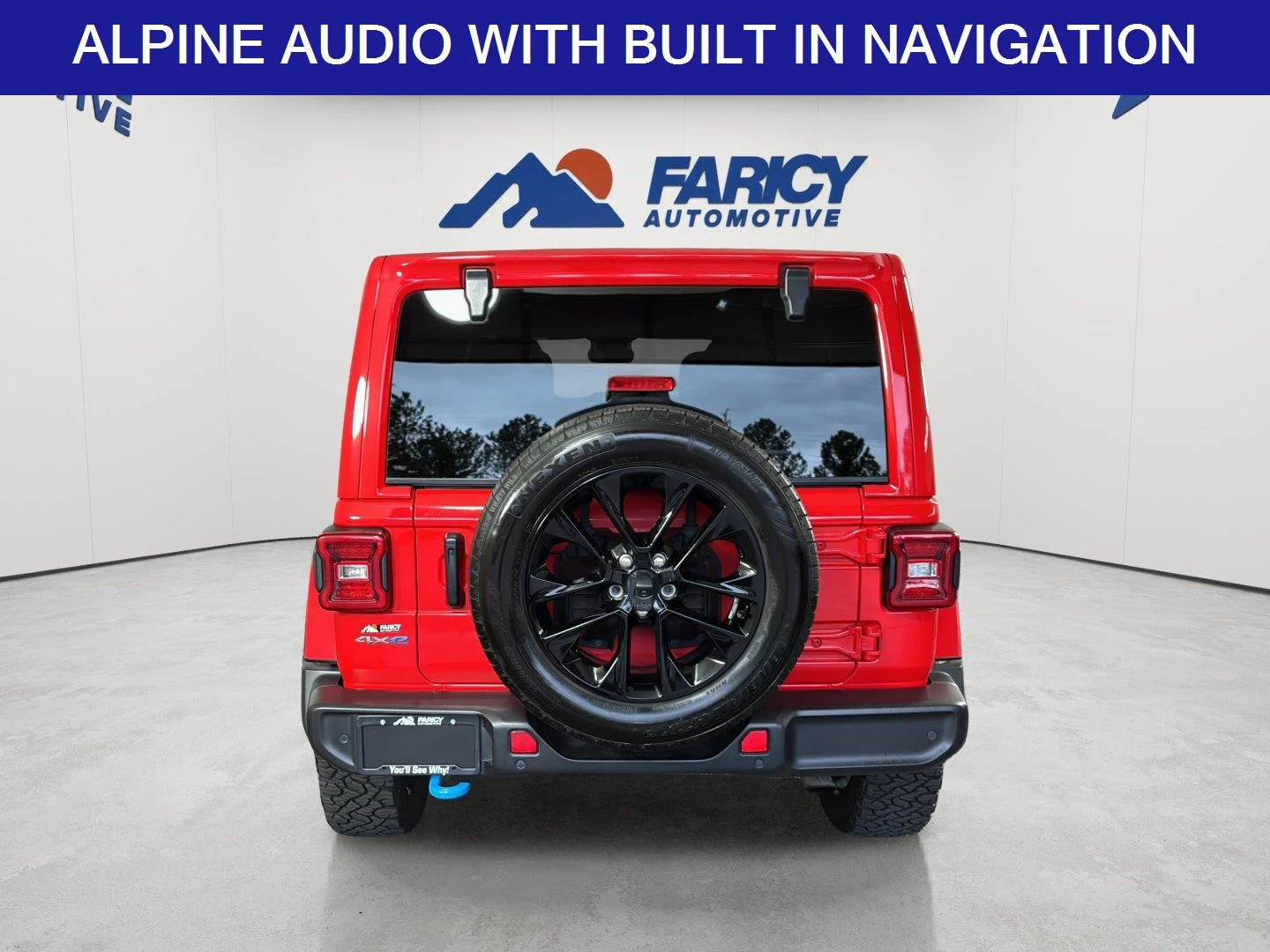 Used 2024 Firecracker Red Clearcoat Jeep Sahara image 6