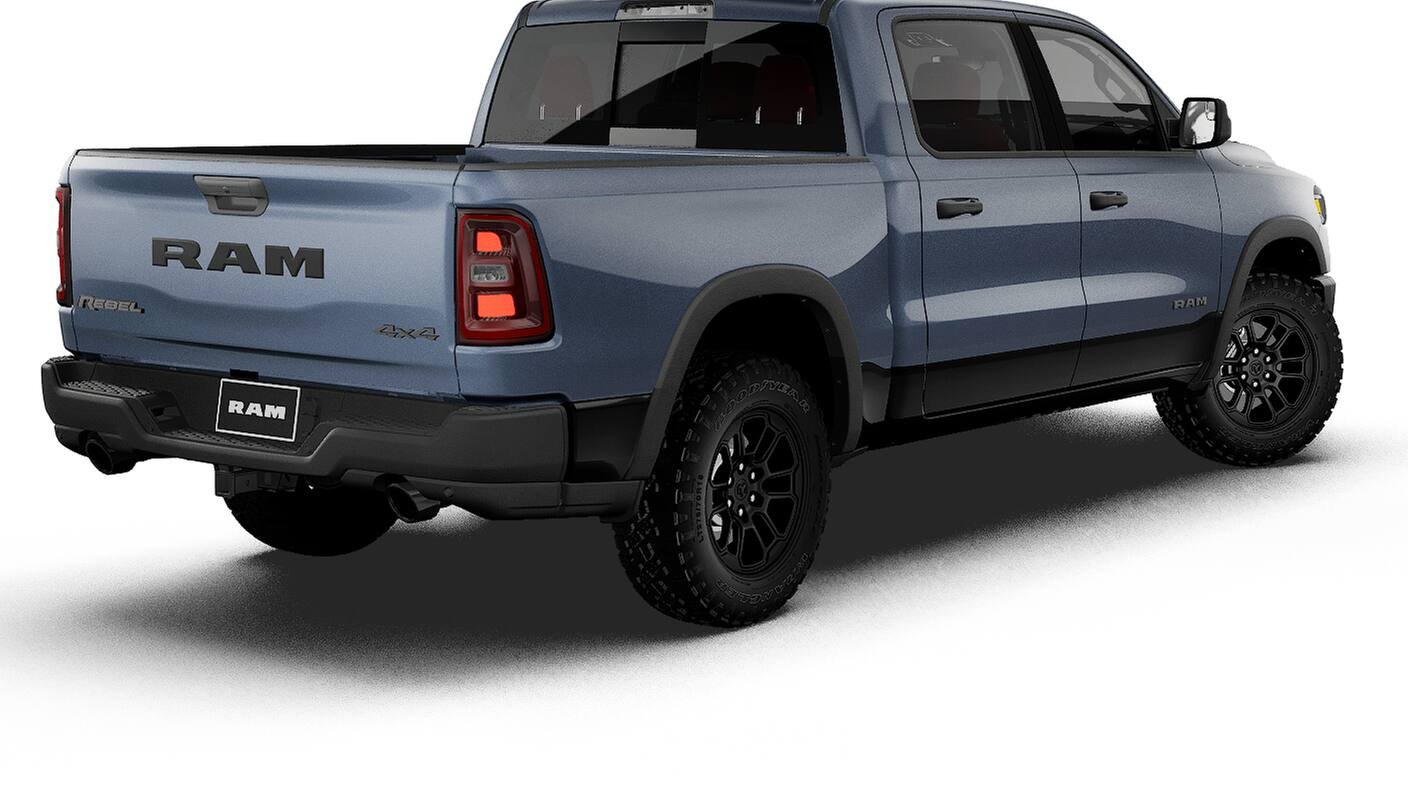 New 2027 Forged Blue Metallic Exterior Paint RAM REBEL image 14