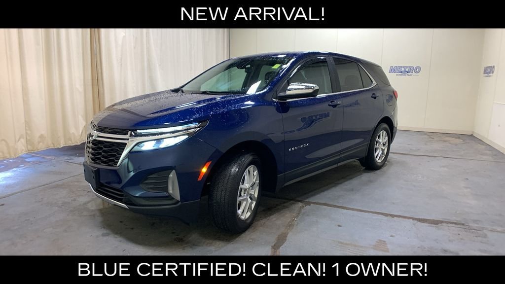 Certified Used 2022 Blue Chevrolet LT image 7