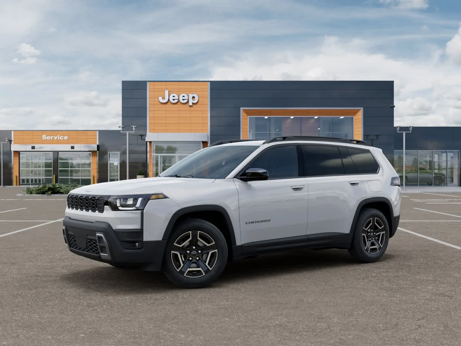 New 2026 Bright White Clearcoat Jeep Laredo image 2