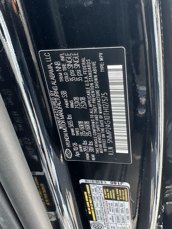New 2026 Phantom Black Hyundai SEL image 31