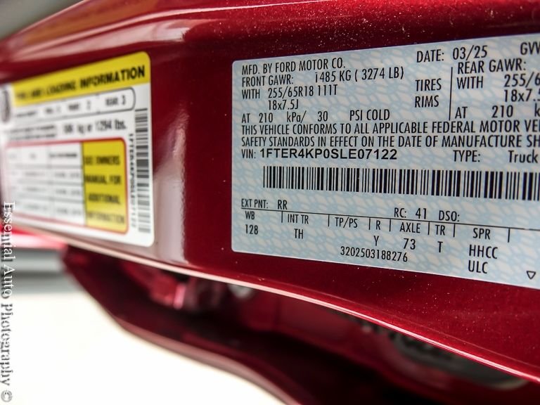 Certified Used 2025 Ruby Red Metallic Ford Lariat image 30