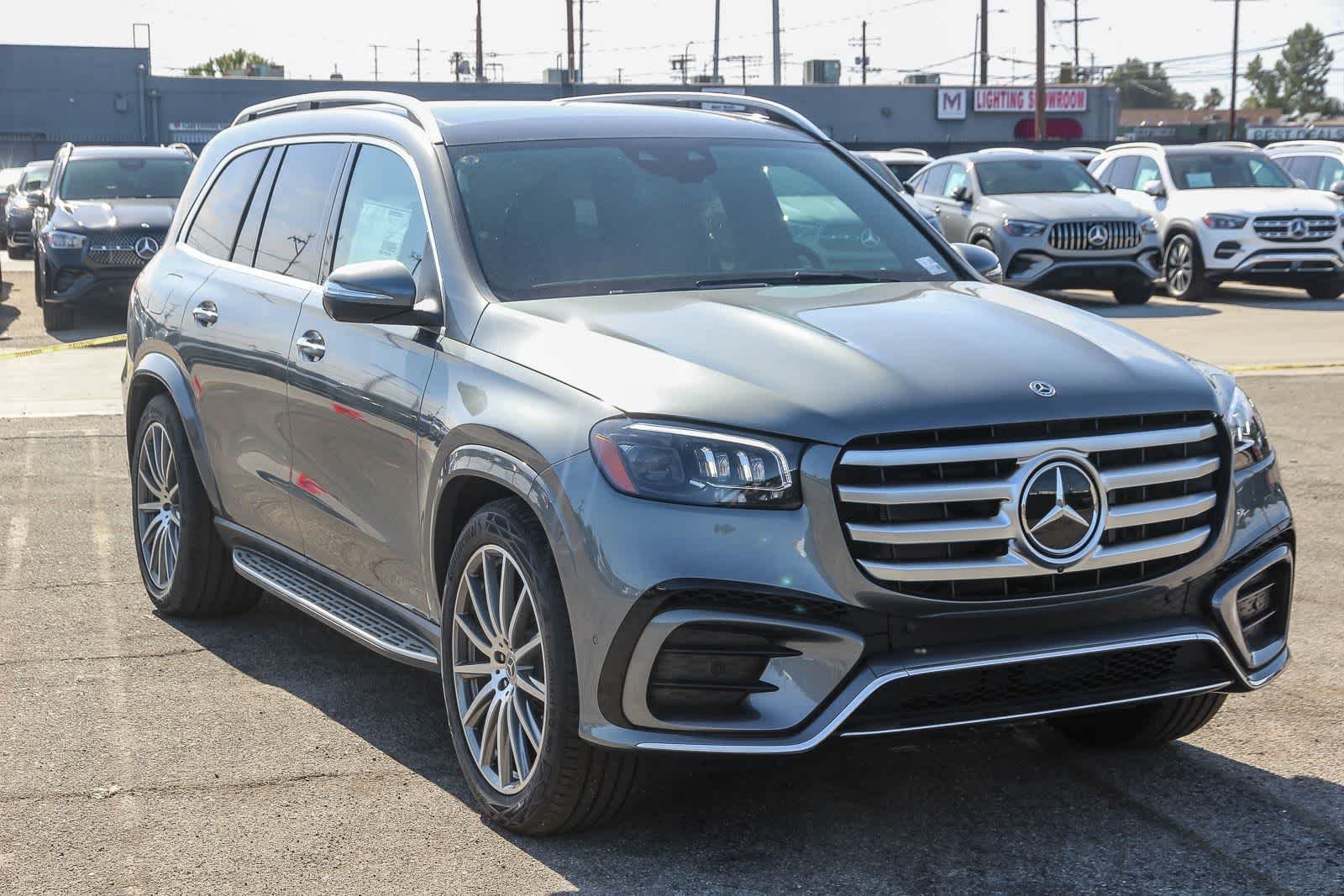 New 2026 Selenite Grey Metallic Mercedes-Benz GLS 580 image 3