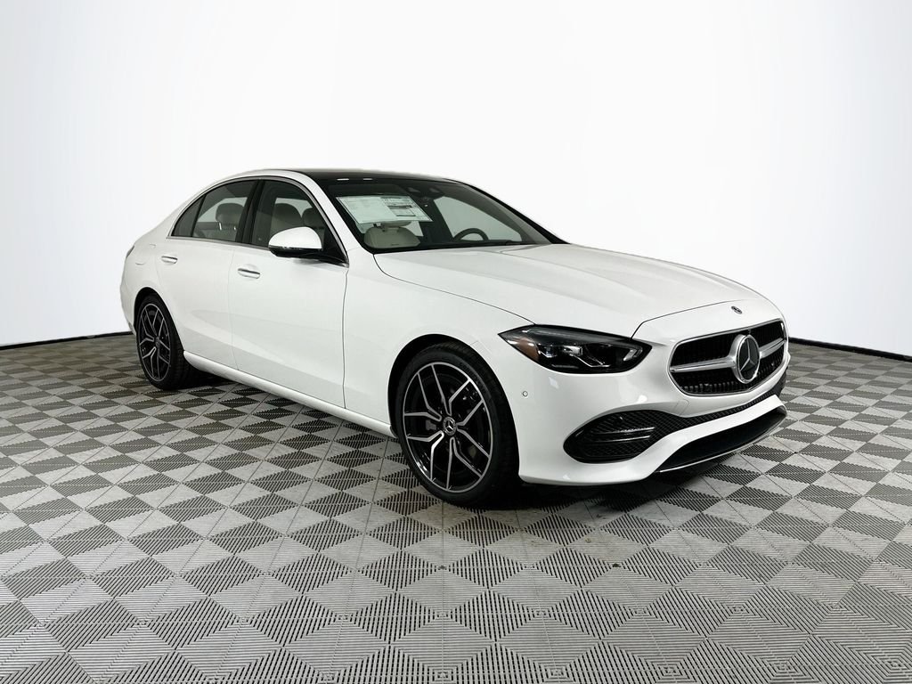 New 2026 Polar White Mercedes-Benz C 300 image 1
