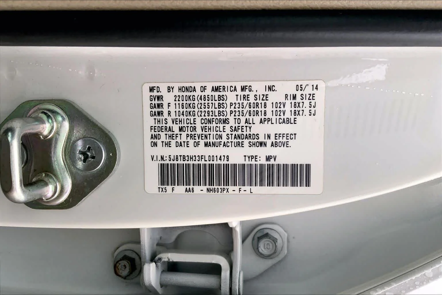 Used 2015 White Diamond Pearl Acura  image 30