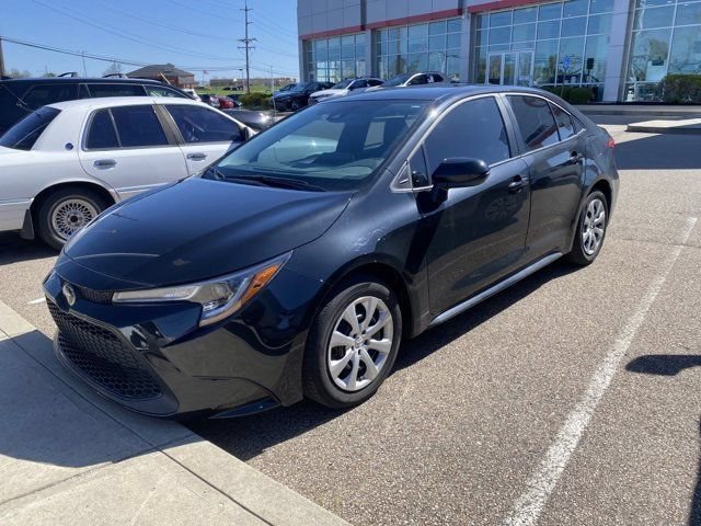 Used 2021 Black Sand Pearl Toyota LE image 2