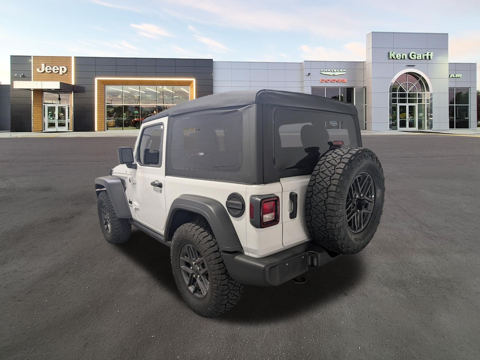 Used 2026 Bright White Clearcoat Jeep Sport image 7