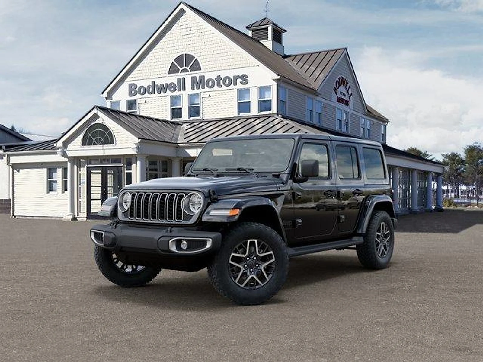 New 2026 Black Clear-Coat Exterior Paint Jeep 4-Door Sahara 4x4 image 1