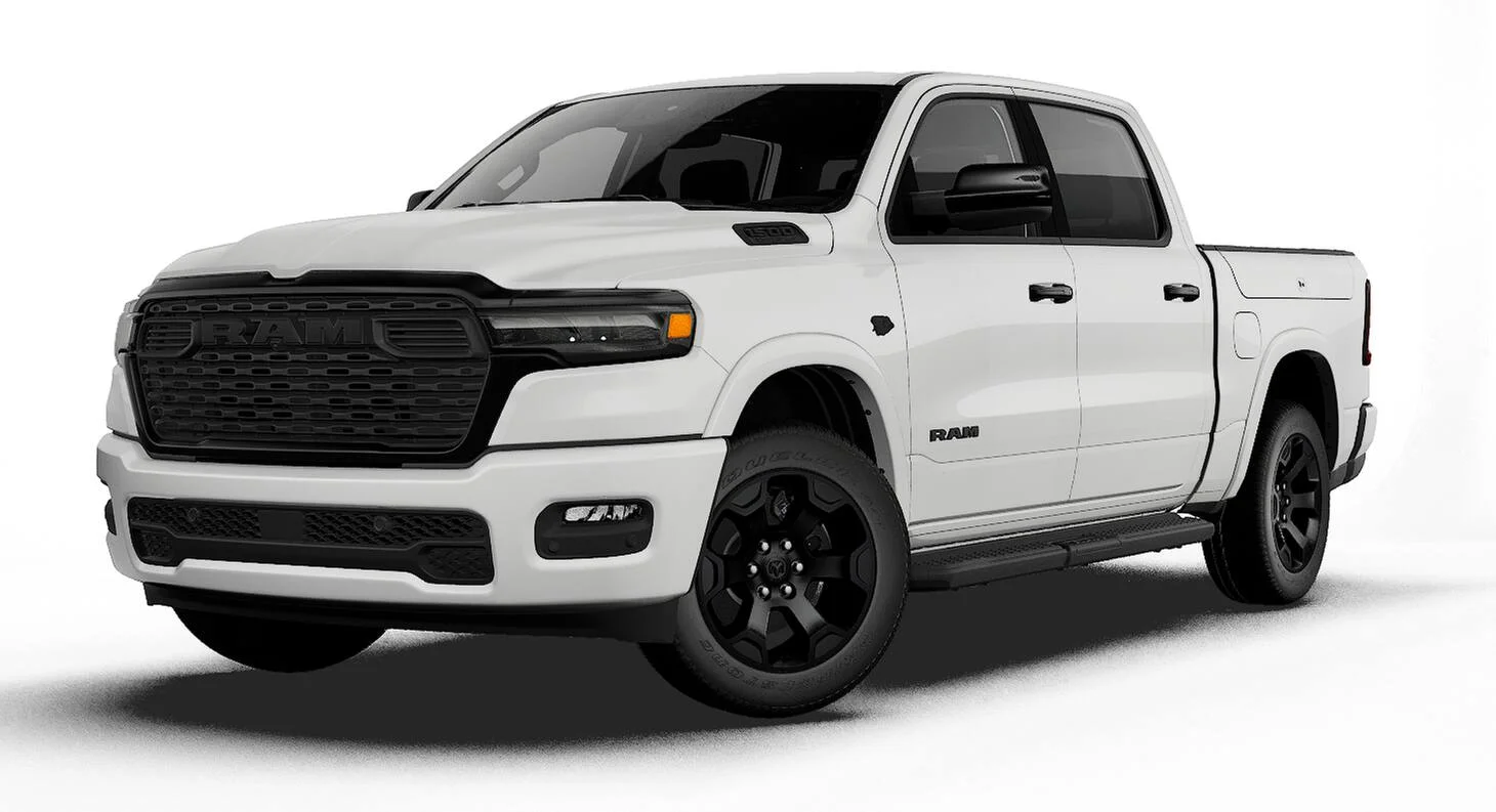 New 2027 Bright White Clear-Coat Exterior Paint RAM BIG HORN image 13