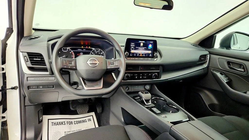 Used 2025 Glacier White Nissan FWD S image 12