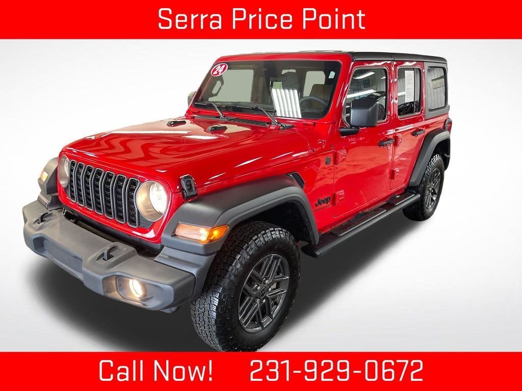Used 2024 Red Jeep Sport S image 1
