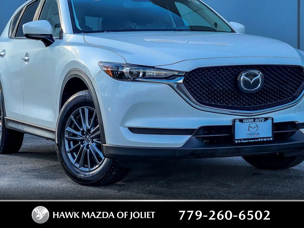 Used 2021 Snowflake White Pearl Mica Mazda Touring image 2