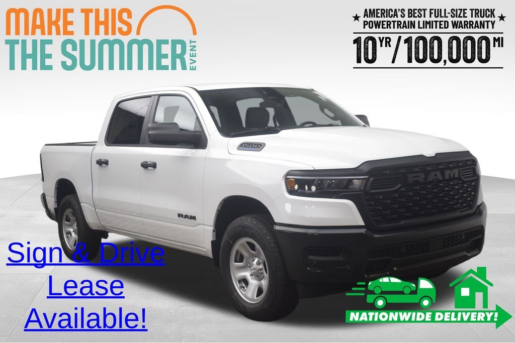 New 2026 Bright White Clear-Coat Exterior Paint RAM Tradesman image 1