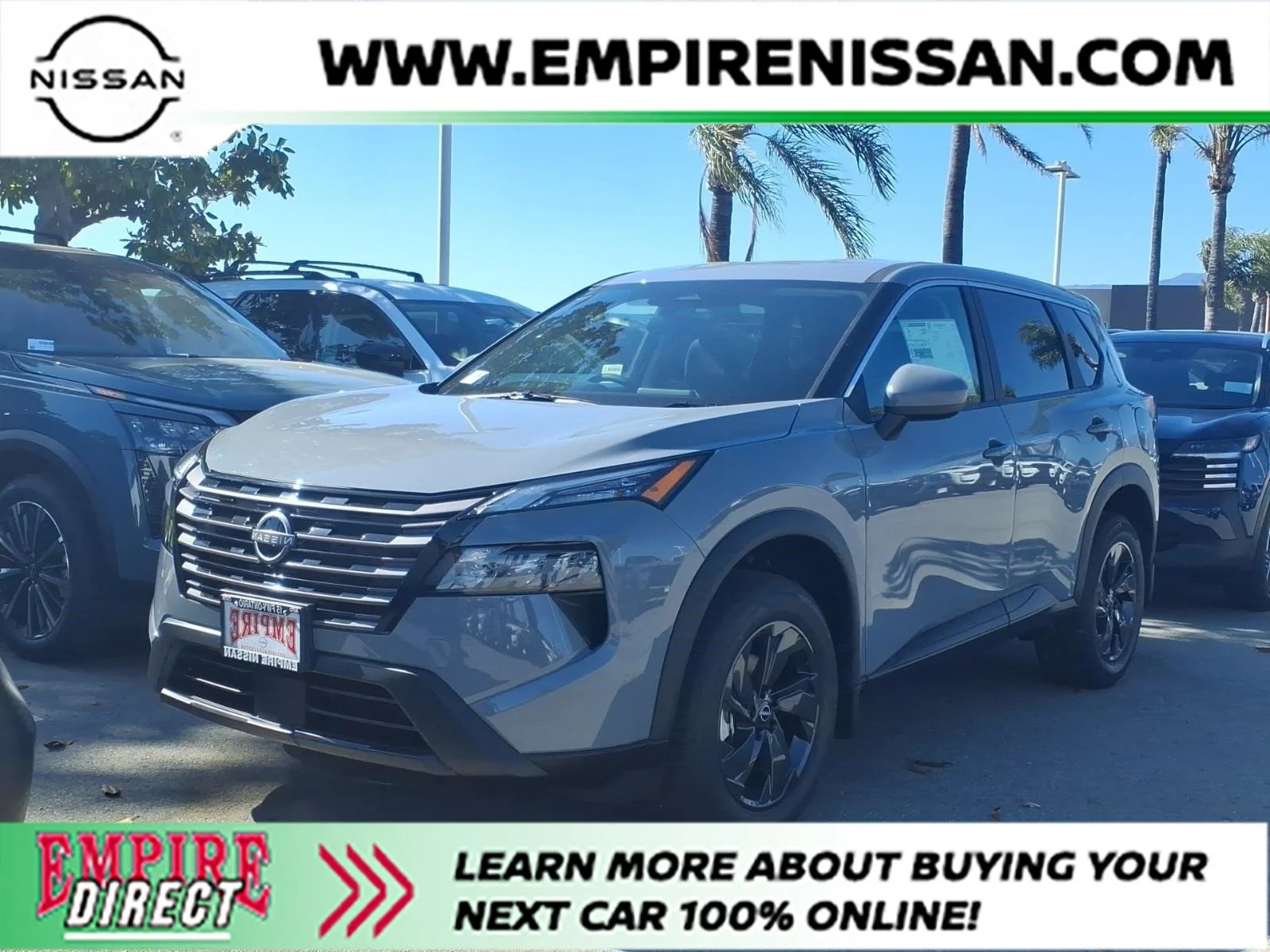 New 2026 Boulder Gray Pearl Nissan SV image 1