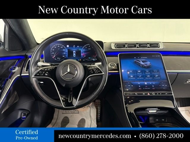 Certified Used 2021 White Mercedes-Benz S 580 image 19