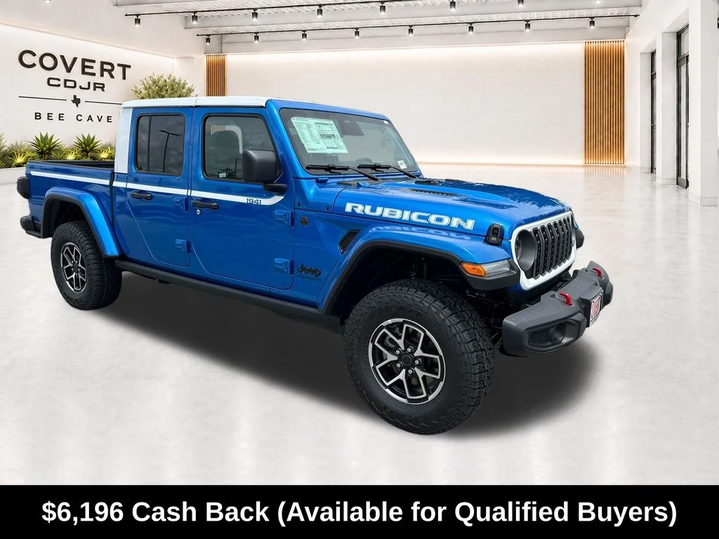 New 2026 Hydro Blue Pearlcoat Jeep Rubicon image 1