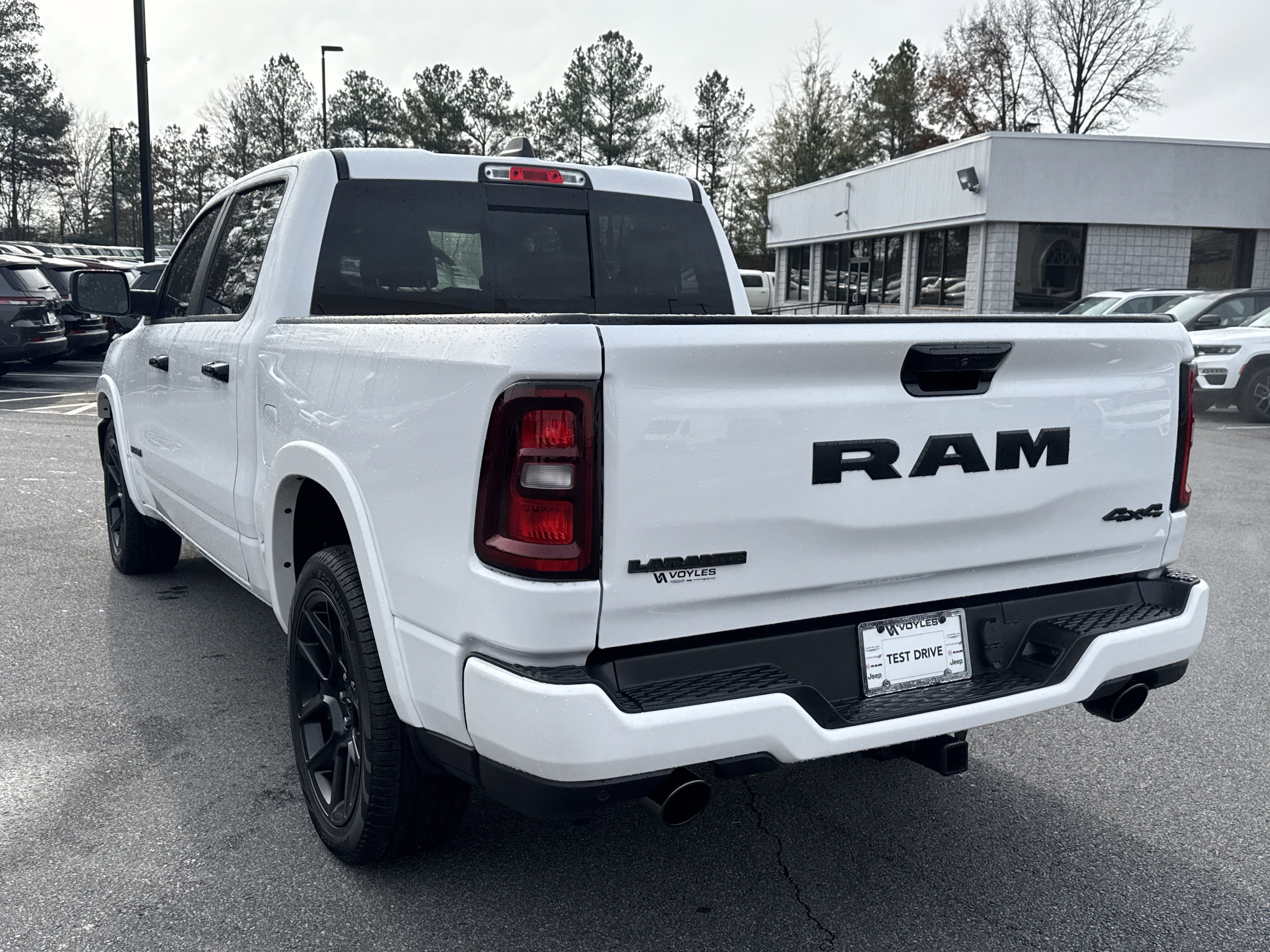 New 2026 Bright White Clear-Coat Exterior Paint RAM Laramie image 6