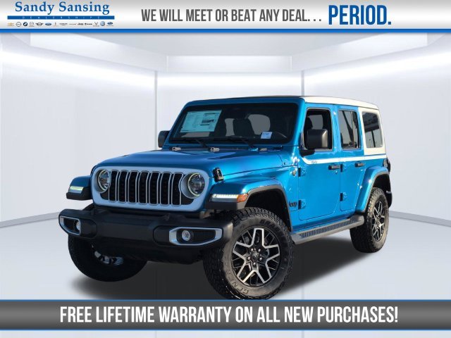 New 2027 Hydro Blue Pearlcoat Jeep Sahara image 1