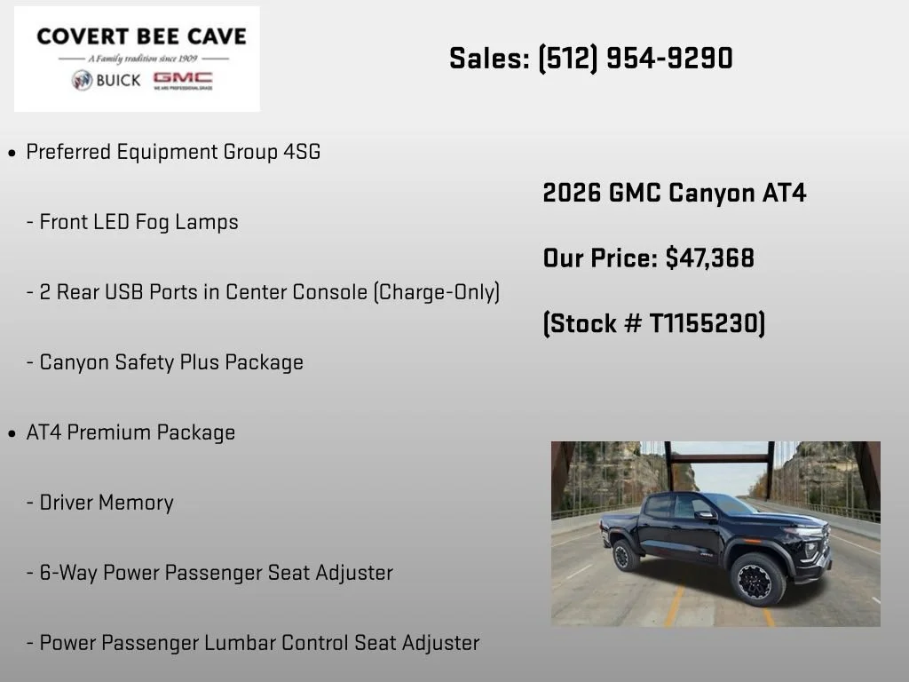 New 2026 Onyx Black GMC AT4 image 18