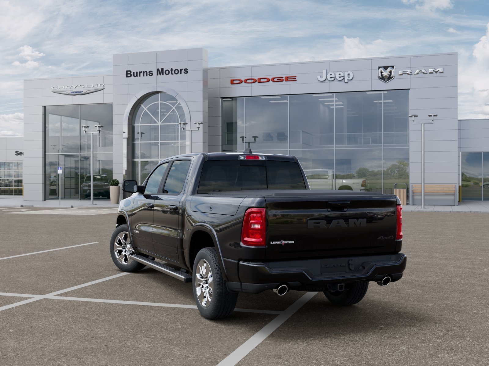New 2026 Diamond Black Crystal Pearlcoat RAM Lone Star Sport image 29