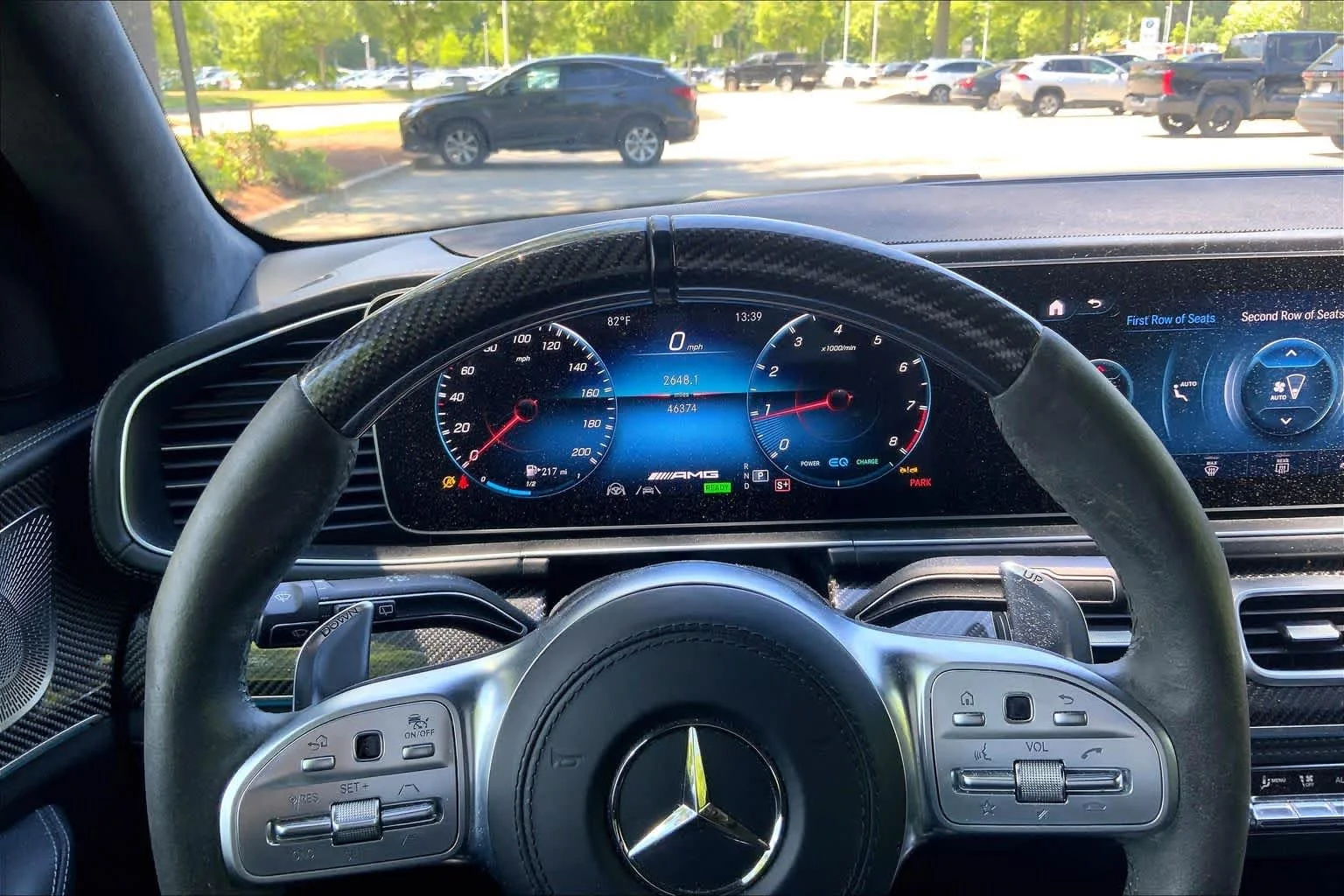 Used 2022 Obsidian Black Metallic Mercedes-Benz AMG® GLS 63 image 25