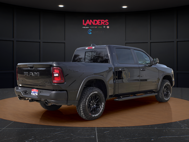New 2026 Diamond Black Crystal Pearl-Coat Exterior Paint RAM Rebel image 3