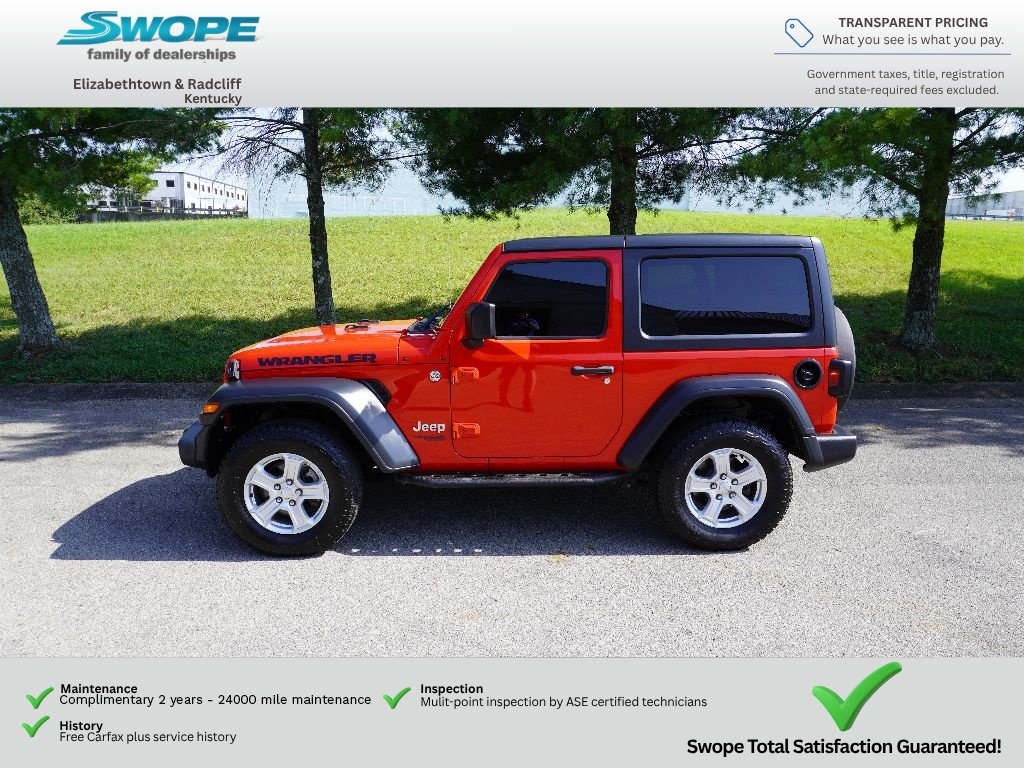 Used 2019 Firecracker Red Clearcoat Jeep Sport S image 5