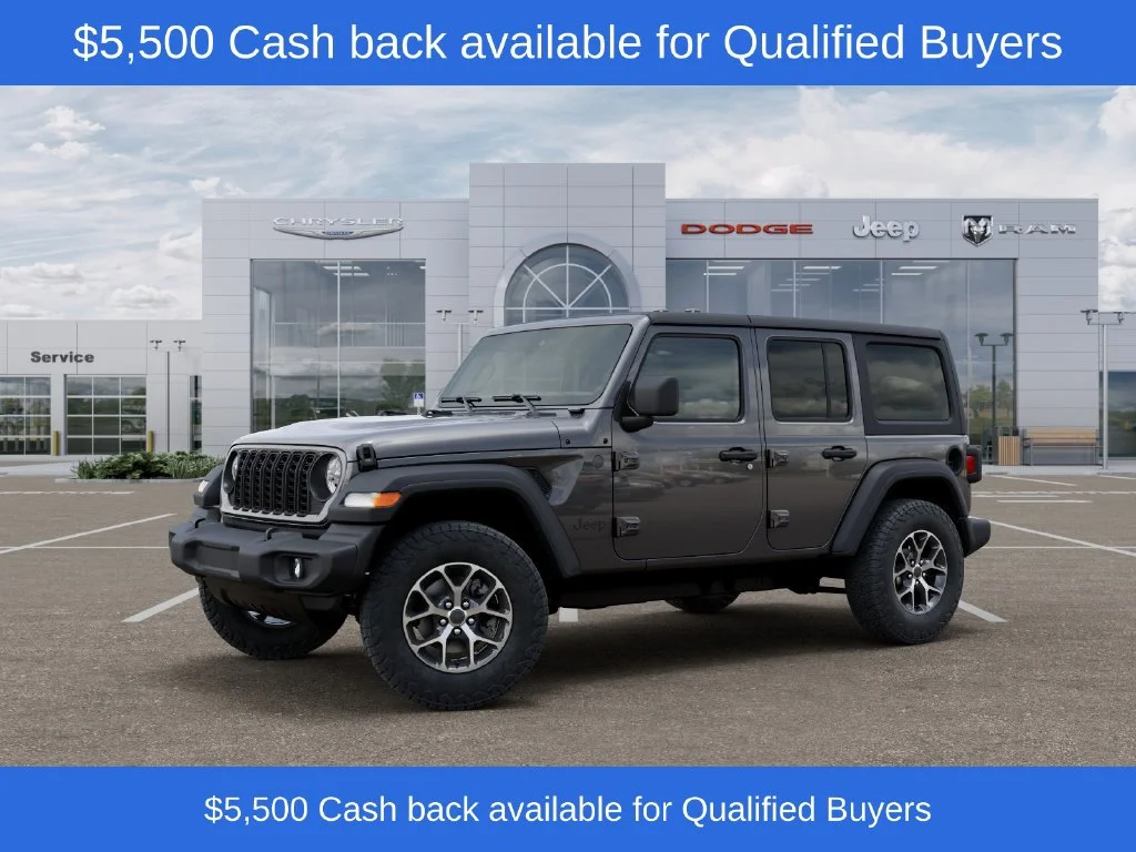 New 2026 Granite Crystal Metallic Clear-Coat Exterior Paint Jeep Sport S image 2