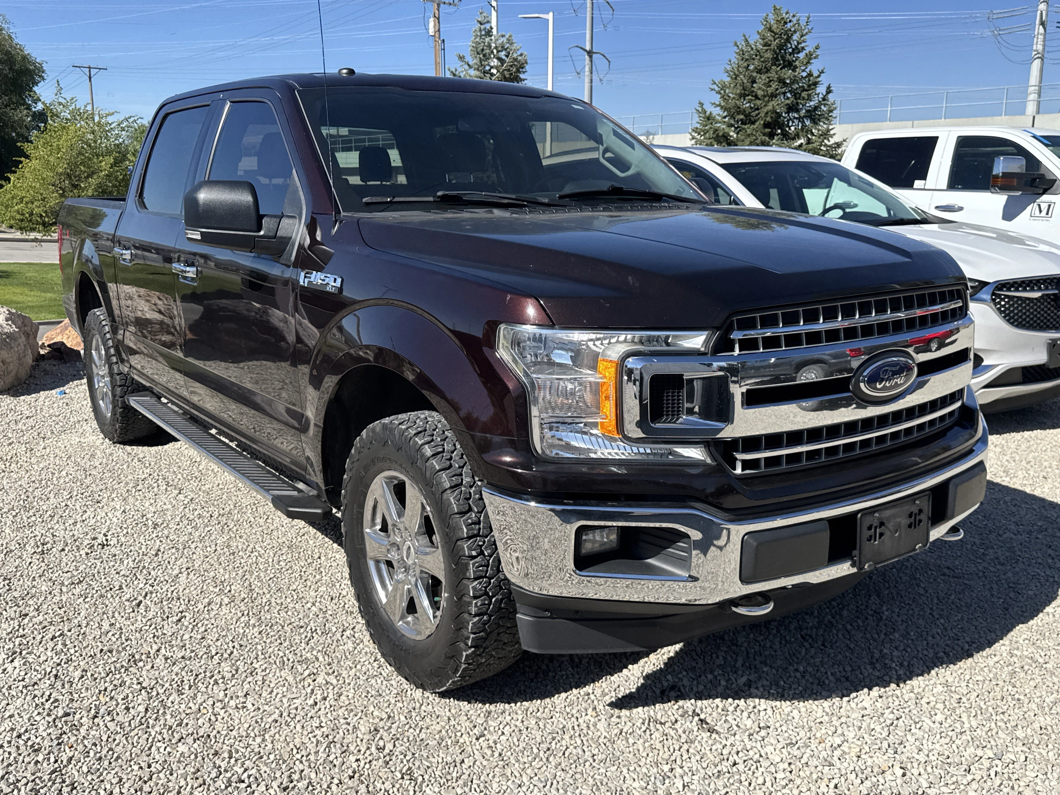 Used 2018 Magma Red Metallic Ford XLT image 2