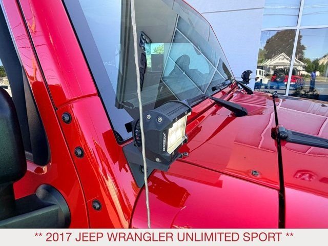 Used 2017 Red Jeep Unlimited Sport image 10
