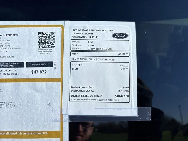 Certified Used 2024 Oxford White Clearcoat Ford XLT image 2