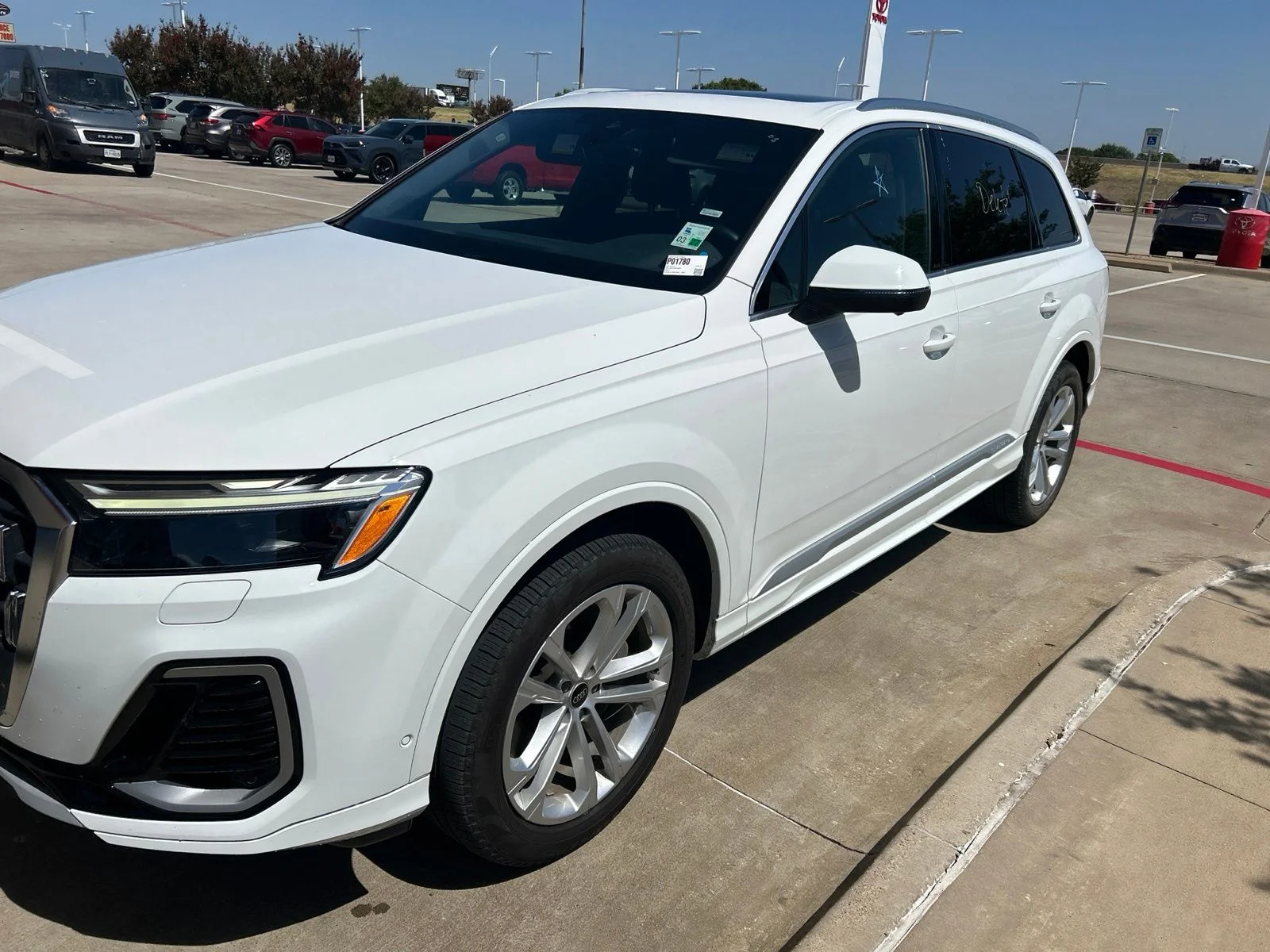 Used 2025 White Audi 55 Premium Plus image 1