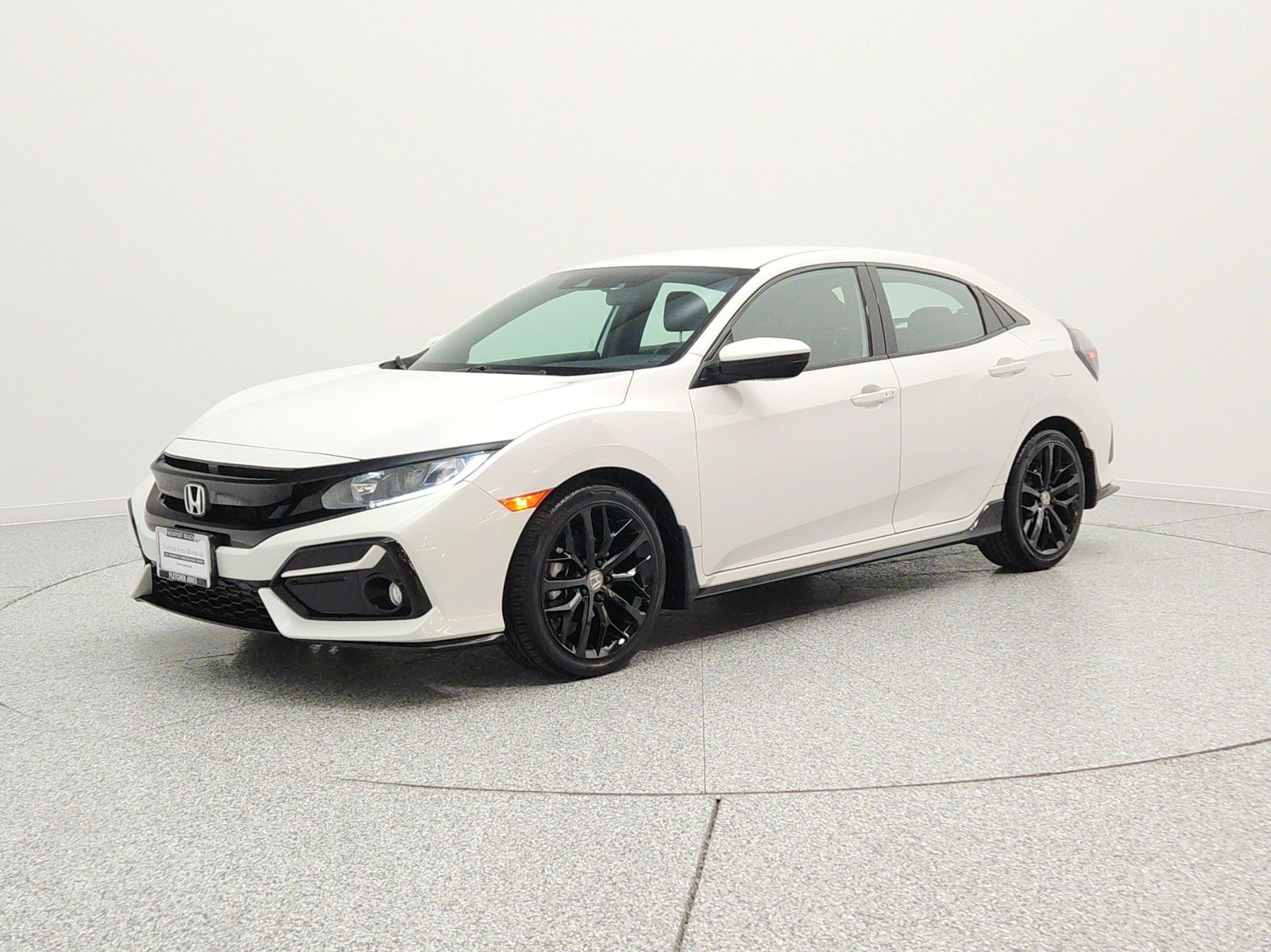 Used 2021 Platinum White Pearl Honda Sport CVT image 1