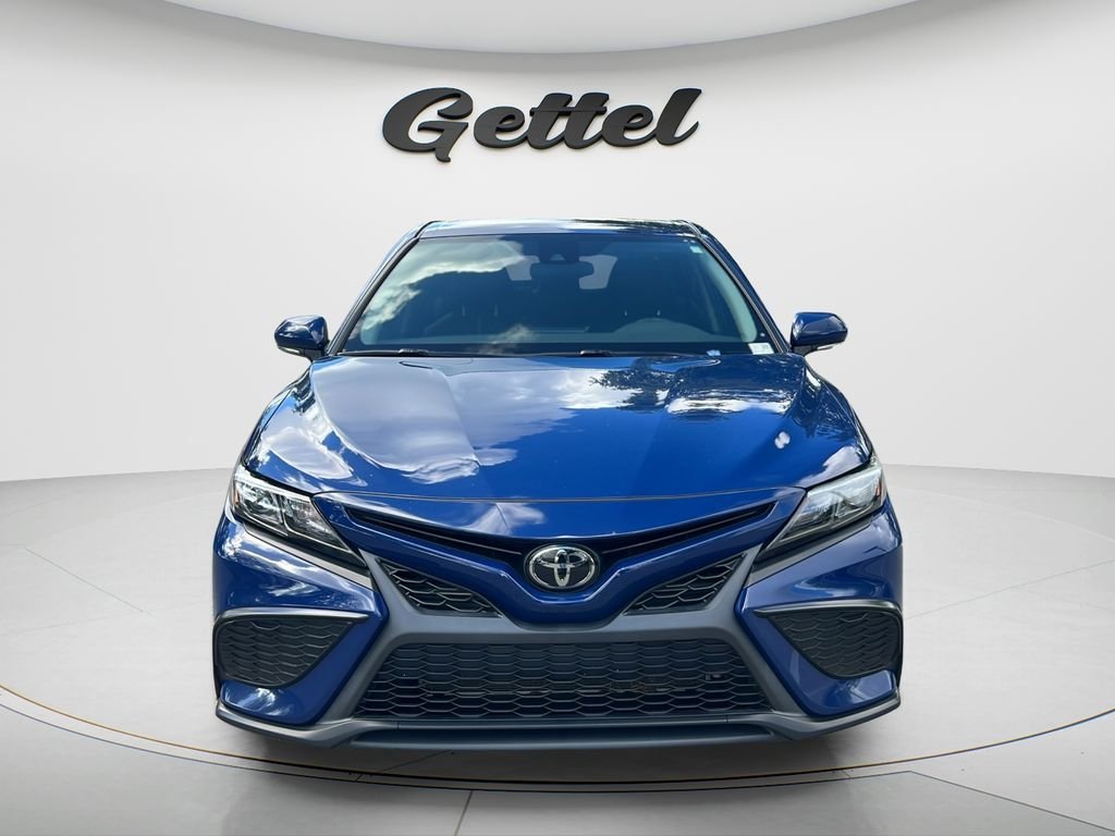 Certified Used 2023 Blue Toyota SE image 2