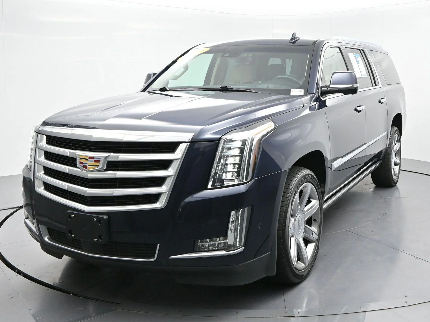 Used 2019 DARK ADRIATIC BLUE METALLIC Cadillac Premium Luxury image 2