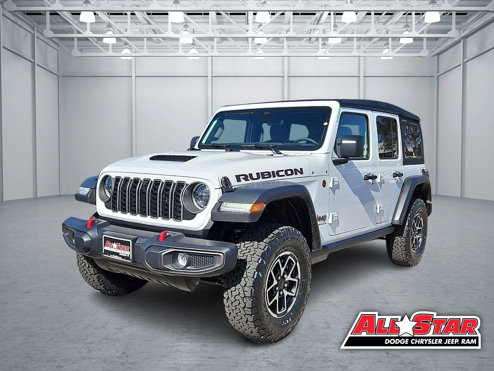 New 2026 Bright White Jeep 4-DOOR RUBICON image 1